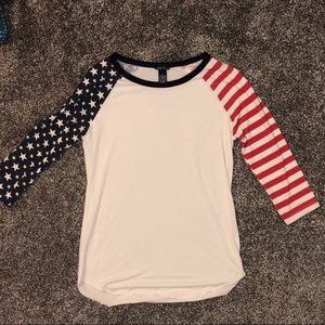 3/4 length American Tee